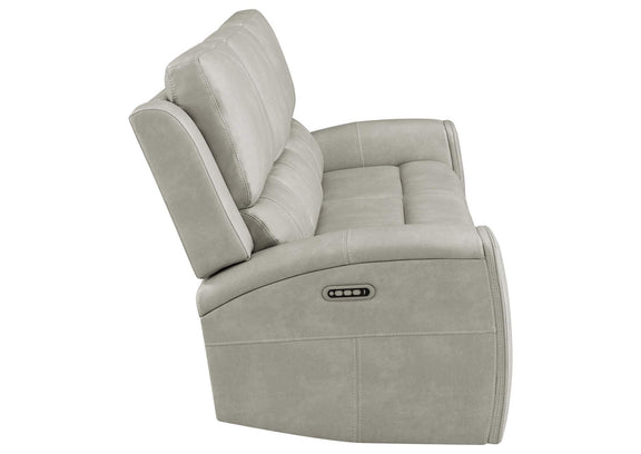 603434PPP Brickston Triple Power Reclining Sofa Grey