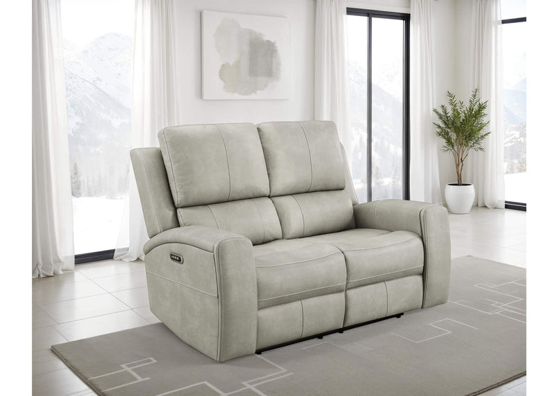 603435PPP Brickston Triple Power Reclining Loveseat Grey