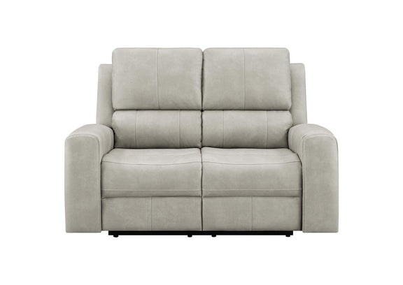603435PPP Brickston Triple Power Reclining Loveseat Grey