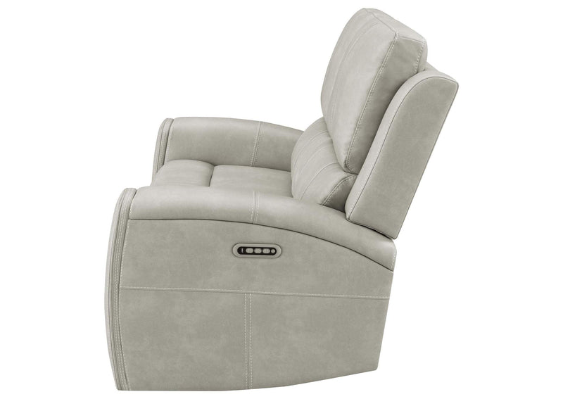 603435PPP Brickston Triple Power Reclining Loveseat Grey