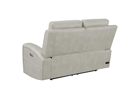 603435PPP Brickston Triple Power Reclining Loveseat Grey