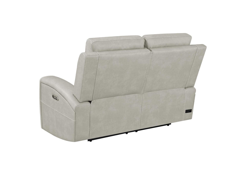 603435PPP Brickston Triple Power Reclining Loveseat Grey