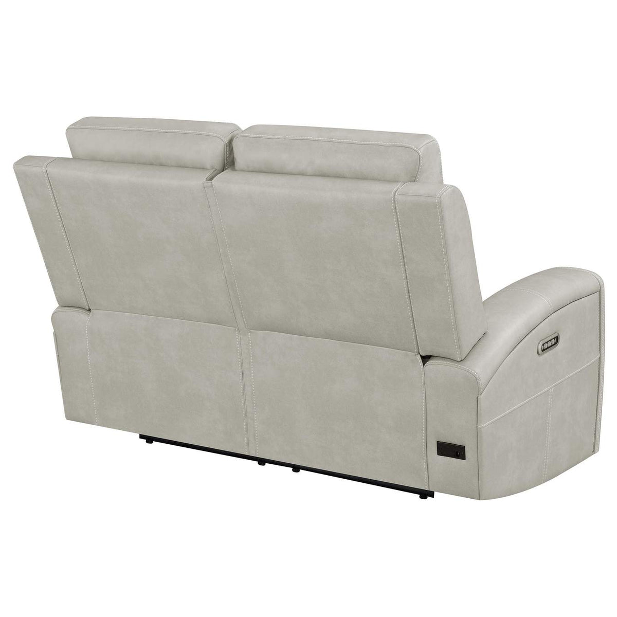 603435PPP Brickston Triple Power Reclining Loveseat Grey