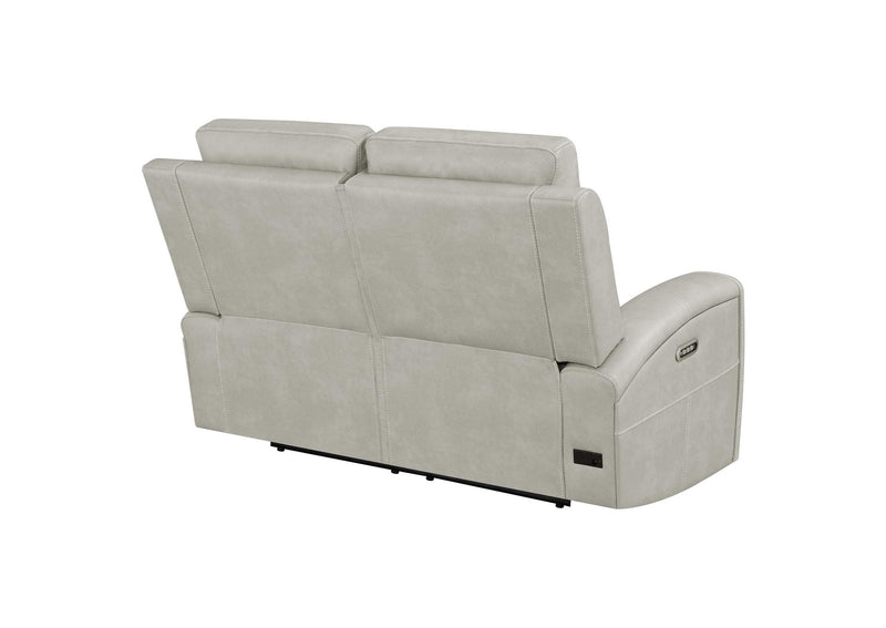 603435PPP Brickston Triple Power Reclining Loveseat Grey