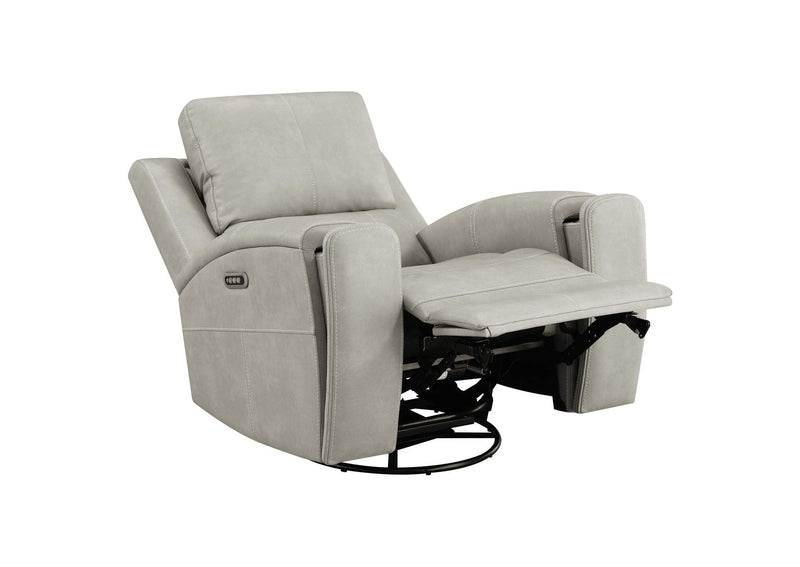 603436PPP Brickston Triple Power Swivel Glider Recliner Grey