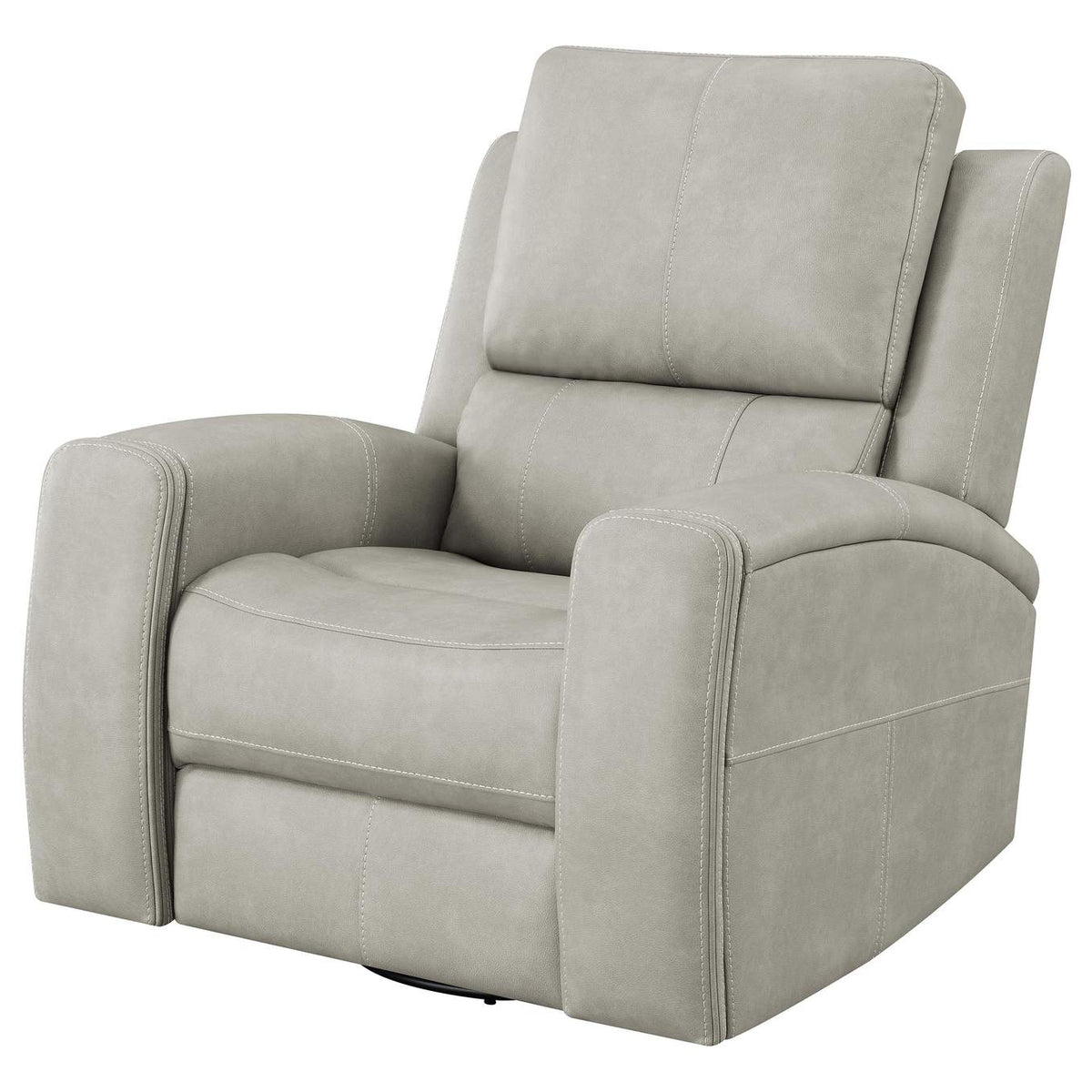 603436PPP Brickston Triple Power Swivel Glider Recliner Grey