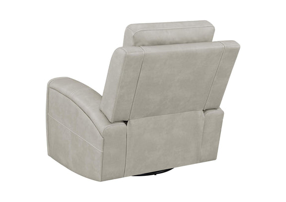 603436PPP Brickston Triple Power Swivel Glider Recliner Grey