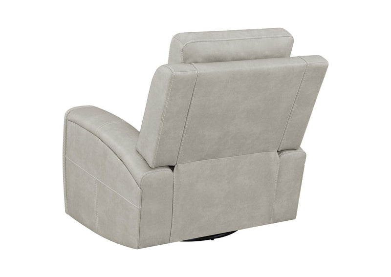 603436PPP Brickston Triple Power Swivel Glider Recliner Grey
