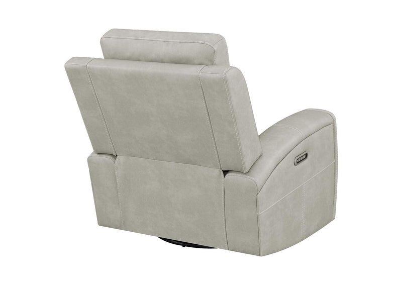 603436PPP Brickston Triple Power Swivel Glider Recliner Grey