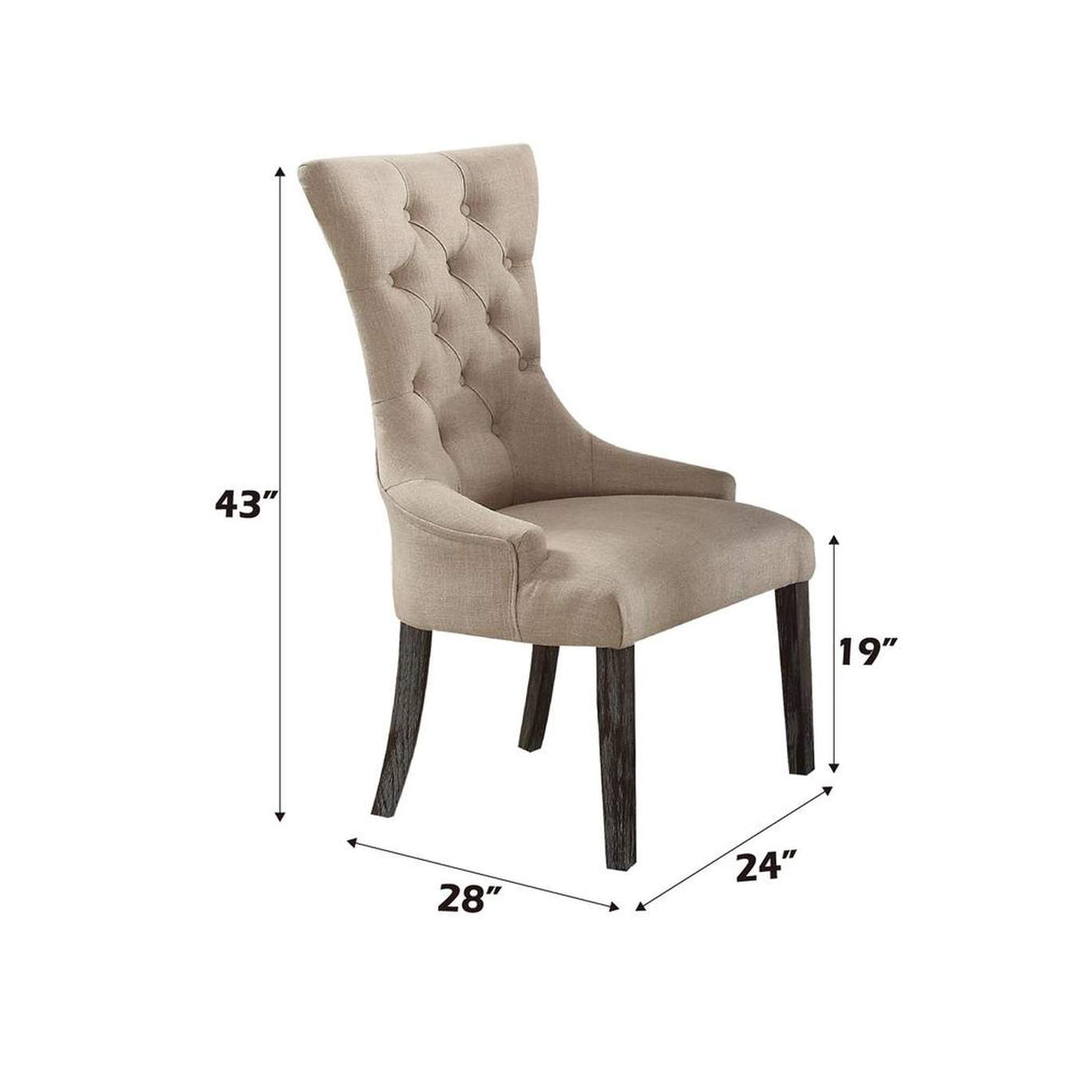 60823 Gerardo Side Chair - Set of 2