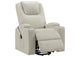 609477P Armstrong Upholstered Power Lift Massage Recliner Ivory