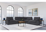 609530P-SETA Collins 7-piece Modular Power Reclining Sectional Dark Grey