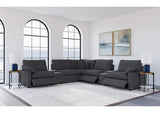 609530P-SETA Collins 7-piece Modular Power Reclining Sectional Dark Grey