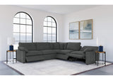 609530P Collins 5-piece Modular Power Reclining Sectional Dark Grey