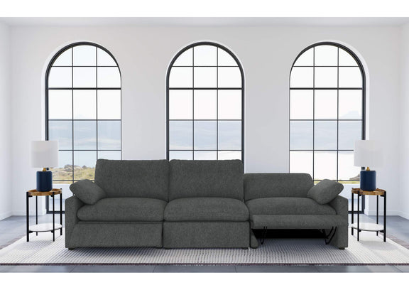 609531P Collins Modular Power Sofa Dark Grey