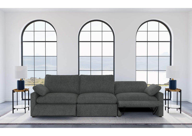 609531P Collins Modular Power Sofa Dark Grey
