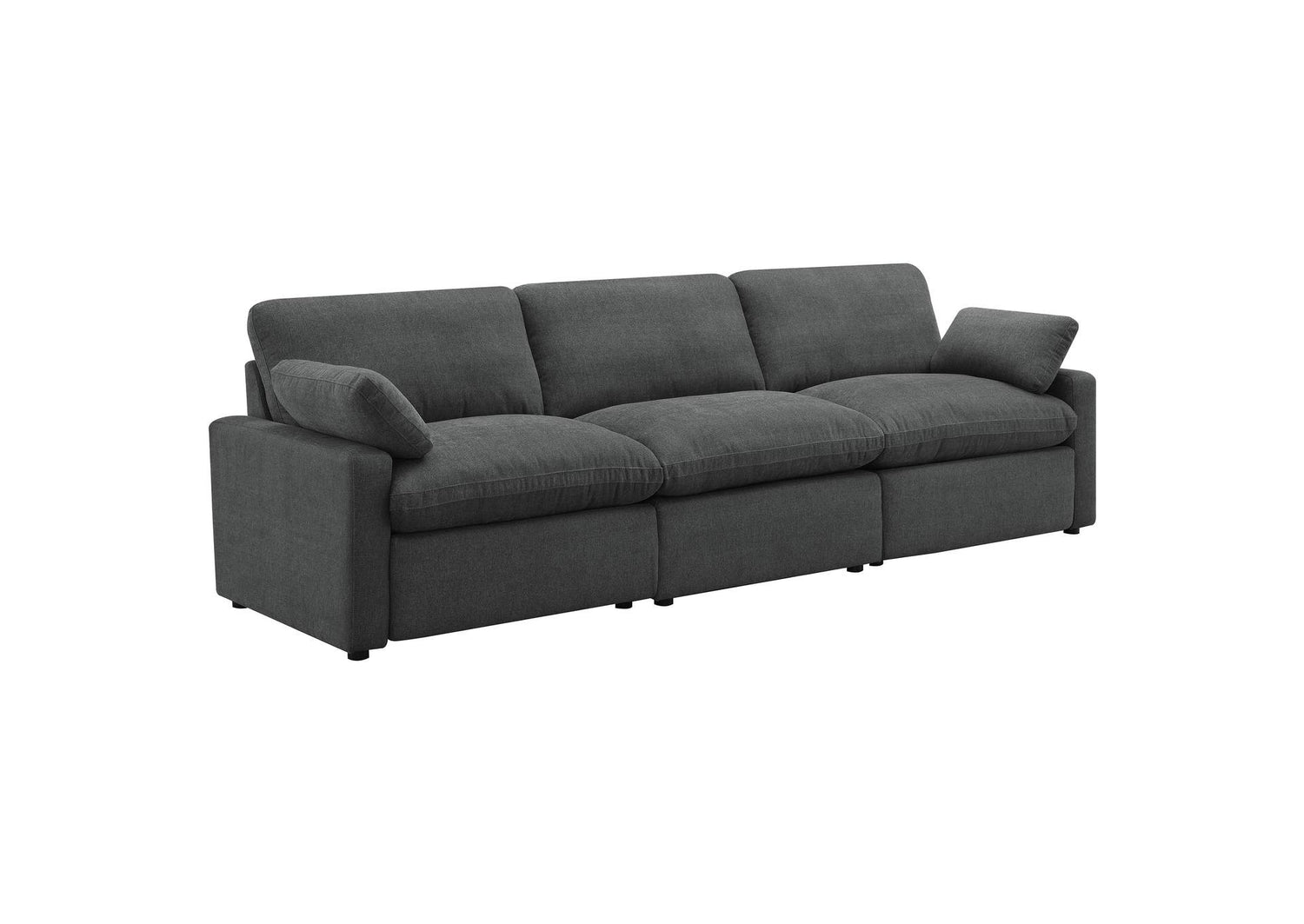 609531P Collins Modular Power Sofa Dark Grey