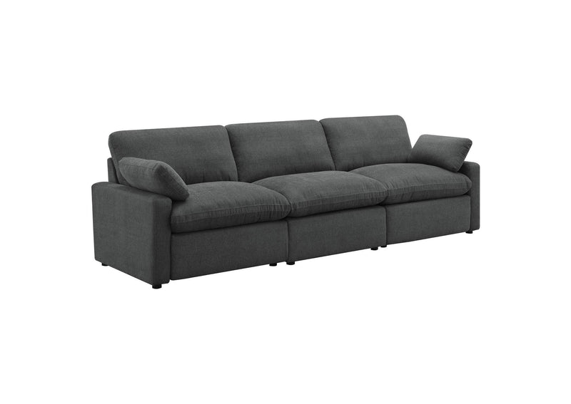 609531P Collins Modular Power Sofa Dark Grey