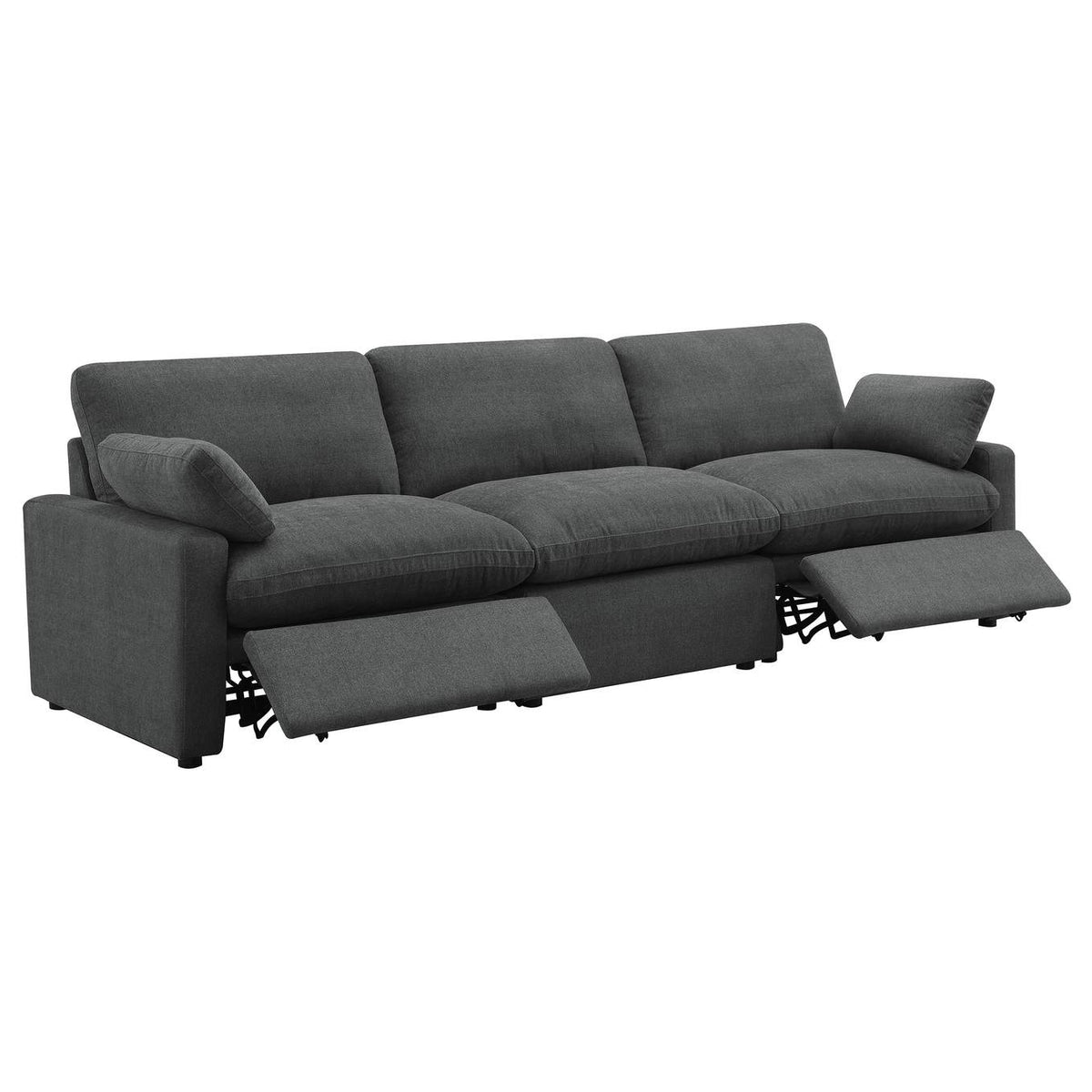 609531P Collins Modular Power Sofa Dark Grey