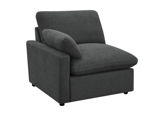 609531P Collins Modular Power Sofa Dark Grey