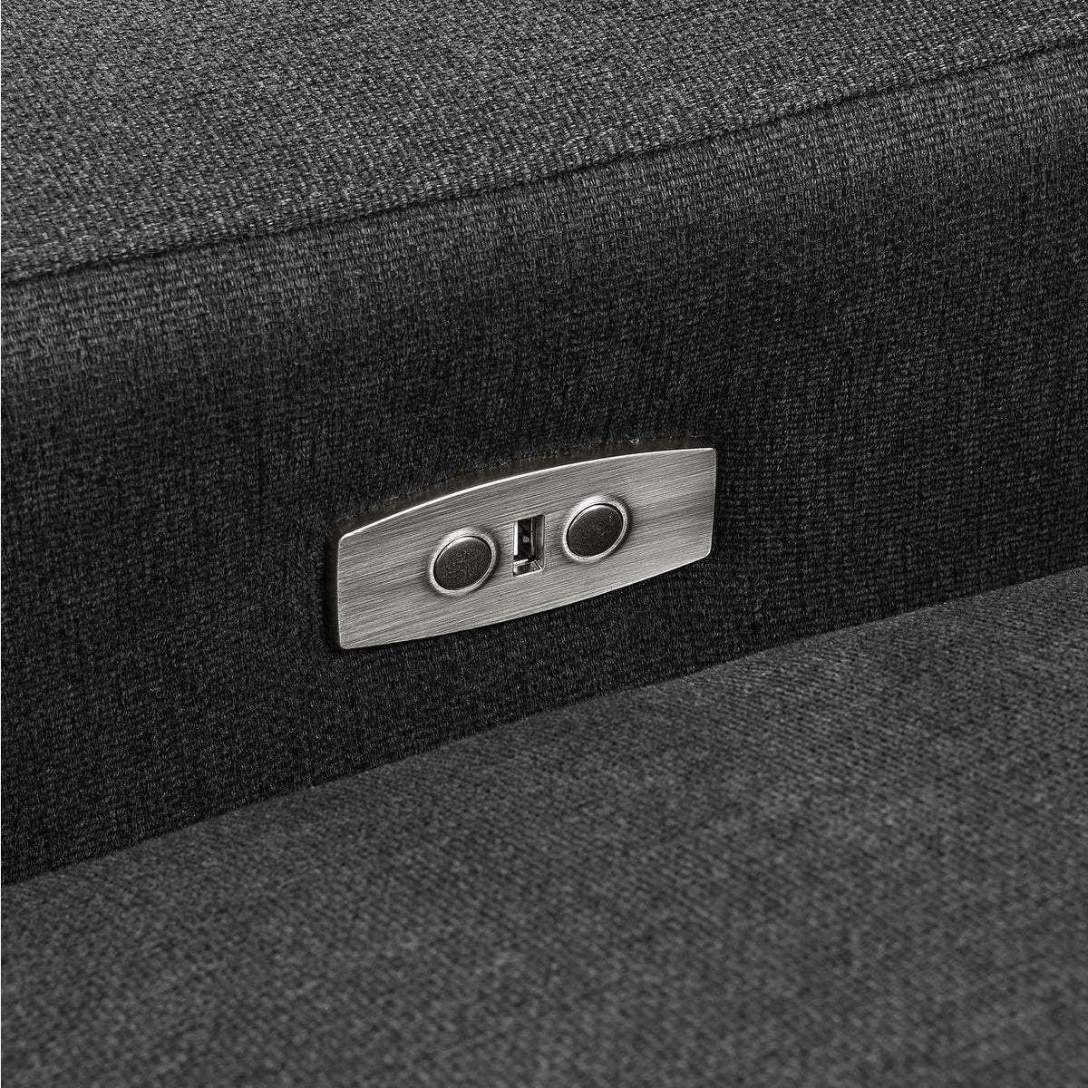609531P Collins Modular Power Sofa Dark Grey