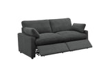 609532P Collins Modular Power Loveseat Dark Grey