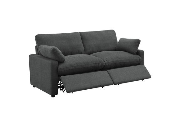 609532P Collins Modular Power Loveseat Dark Grey