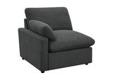 609532P Collins Modular Power Loveseat Dark Grey