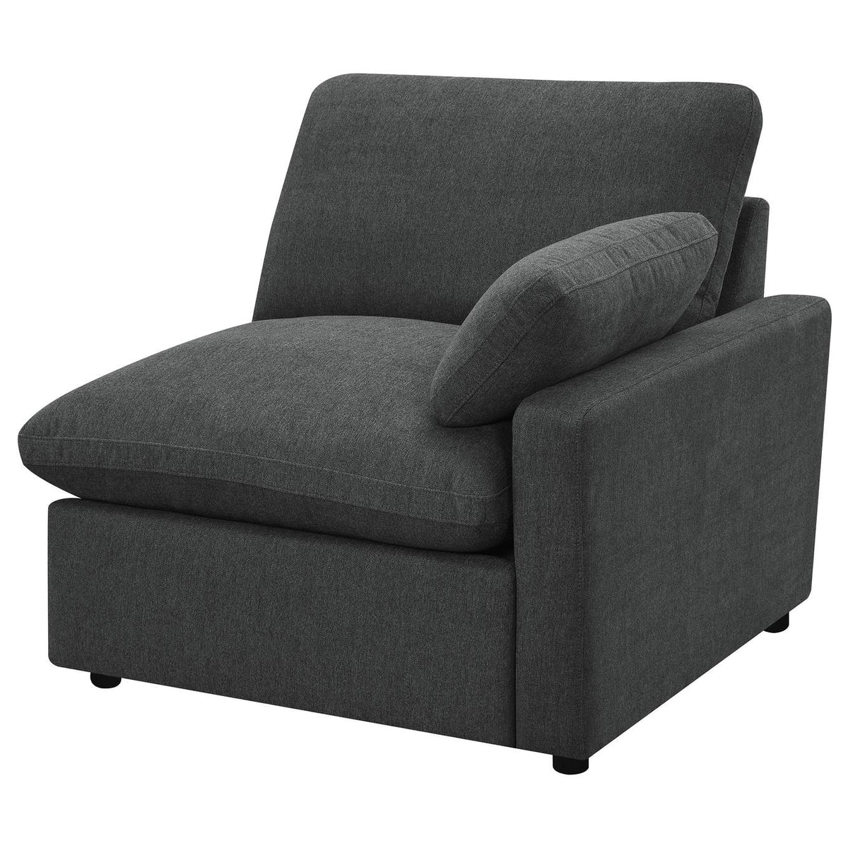 609532P Collins Modular Power Loveseat Dark Grey