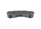 609540P Bahrain 6-piece Modular Power Reclining Sectional Charcoal
