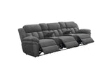 Bahrain 5-piece Power Home Theater Seating Charcoal