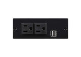 609541T Bahrain 5-piece Upholstered Home Theater Seating Charcoal