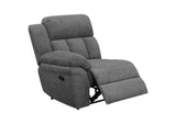 609541 Bahrain Upholstered Motion Sofa Charcoal