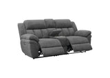 609542P Bahrain Upholstered Power Loveseat Charcoal