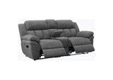 609542 Bahrain Upholstered Motion Loveseat Charcoal