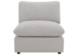 609560AC Collins Modular Armless Chair Grey