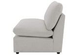 609560AC Collins Modular Armless Chair Grey