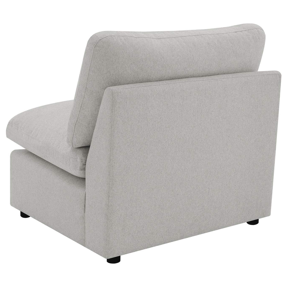 609560AC Collins Modular Armless Chair Grey