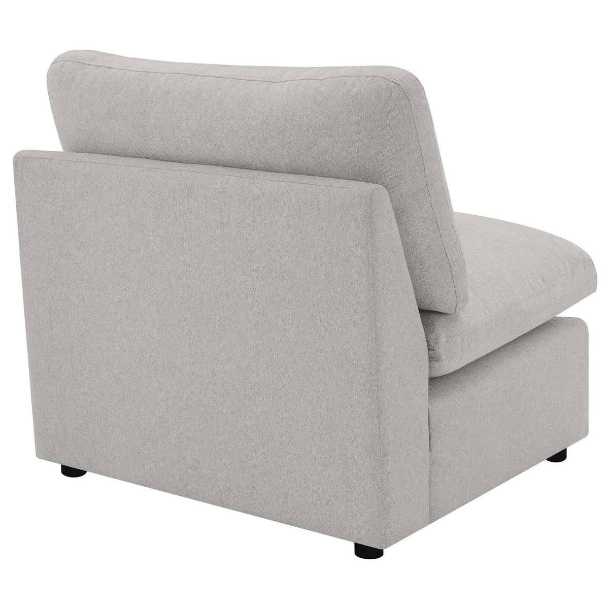 609560AC Collins Modular Armless Chair Grey