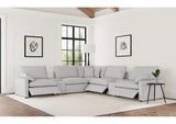 609560P-SETA Collins 7-piece Modular Power Reclining Sectional Grey