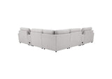 609560P-SETA Collins 7-piece Modular Power Reclining Sectional Grey