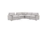 609560P-SET Collins 6-piece Modular Power Reclining Sectional Grey
