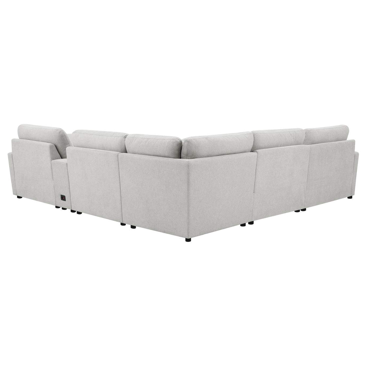 609560P-SET Collins 6-piece Modular Power Reclining Sectional Grey