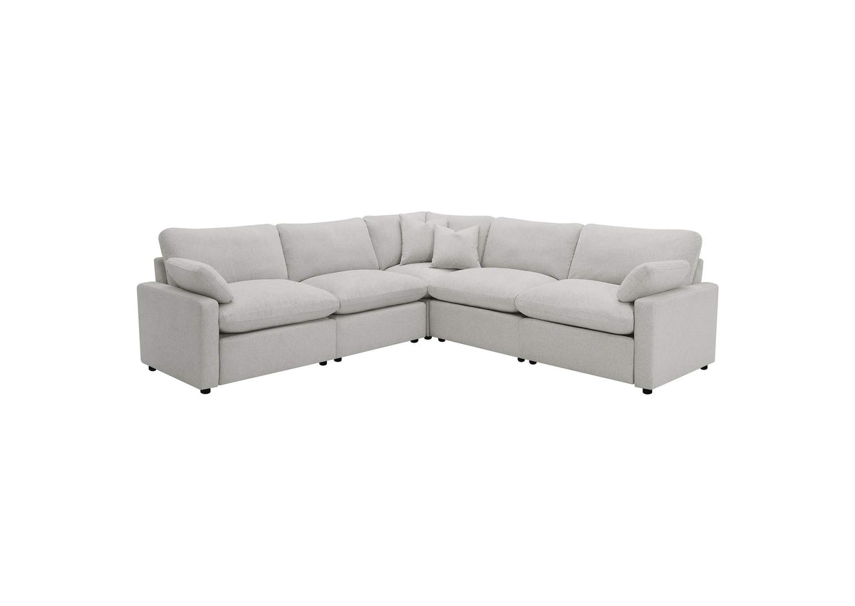609560P Collins 5-piece Modular Power Reclining Sectional Grey