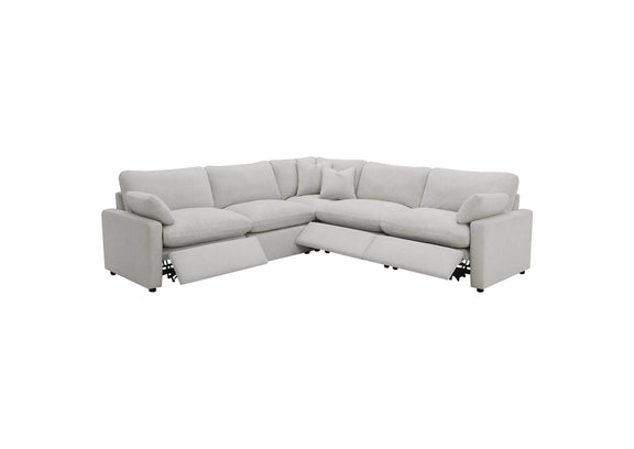 609560P Collins 5-piece Modular Power Reclining Sectional Grey