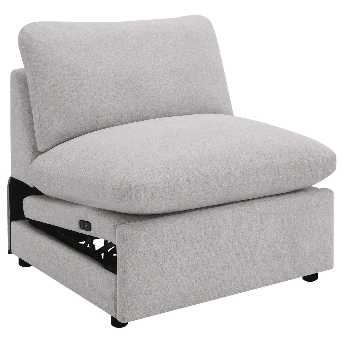 609560P Collins 5-piece Modular Power Reclining Sectional Grey