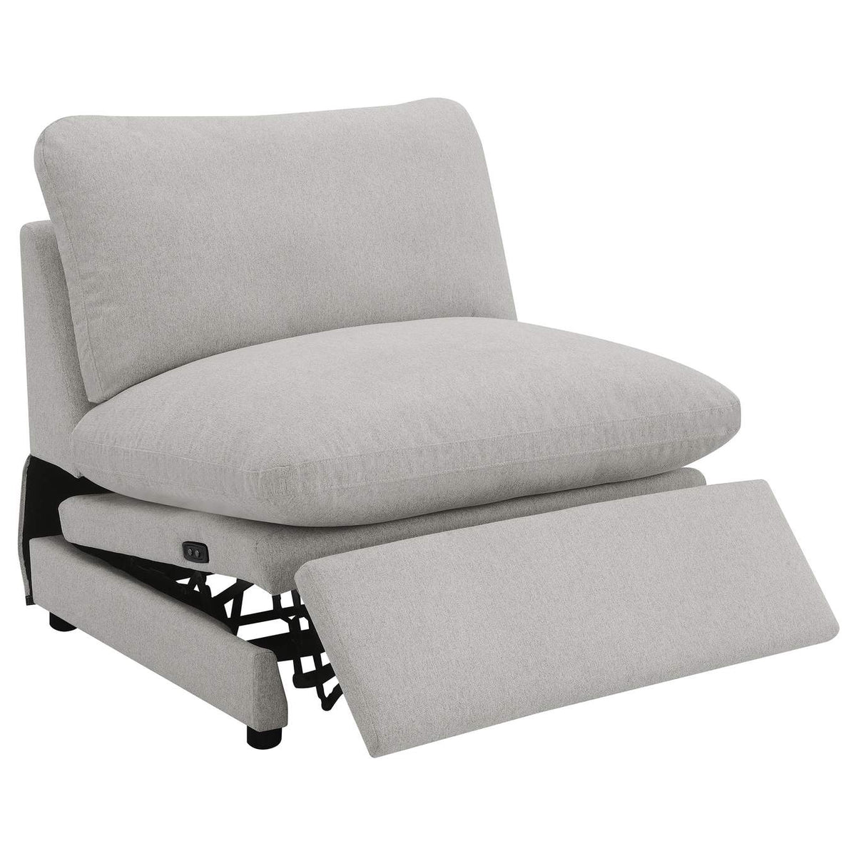 609560P Collins 5-piece Modular Power Reclining Sectional Grey