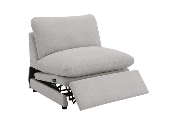 609560P Collins 5-piece Modular Power Reclining Sectional Grey