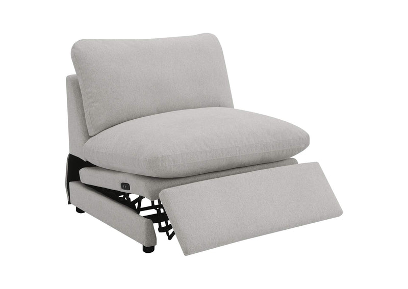 609560P Collins 5-piece Modular Power Reclining Sectional Grey