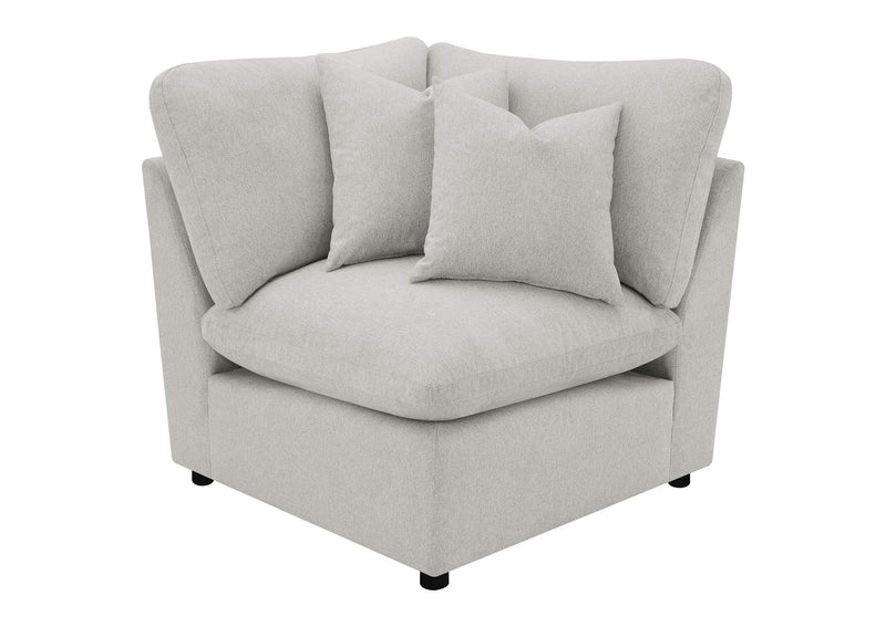 609560P Collins 5-piece Modular Power Reclining Sectional Grey